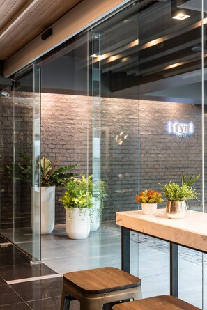 Entrée de l’hébergement