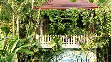 Outdoor pool, open 7:30 AM to 9:00 PM, pool umbrellas, sun loungers