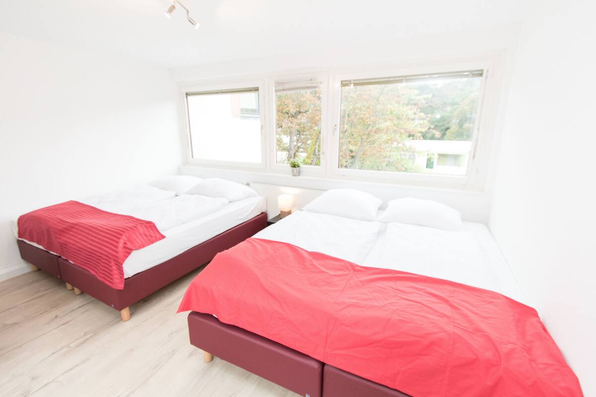 Apartamento família, 3 quartos | 2 quartos, ferros/tábuas de passar roupa, Wi-Fi de cortesia