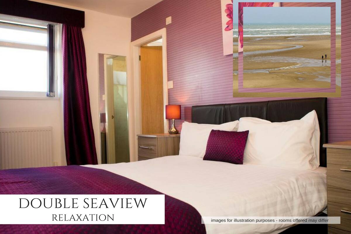 Tweepersoonskamer, 1 tweepersoonsbed, uitzicht op zee | Wifi, beddengoed