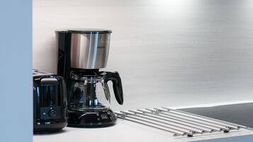 Appartamento, 1 camera da letto, sauna | Cucina privata | Frigorifero con congelatore, microonde, forno, piano cottura