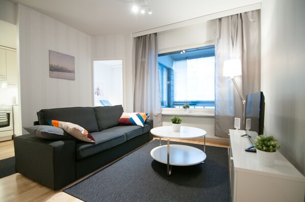 Apartment, 1 Bedroom, Sauna | Living room