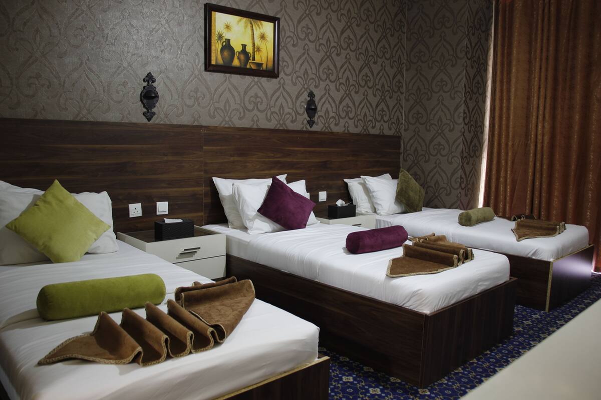 Basic Triple Room, 3 Twin Beds, City View | Living area | TV