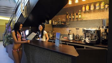 Poolside bar