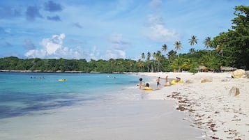 Beach nearby, white sand