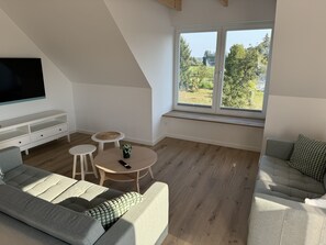Design appartement, privébadkamer (Große Maräne Oben) | Lounge