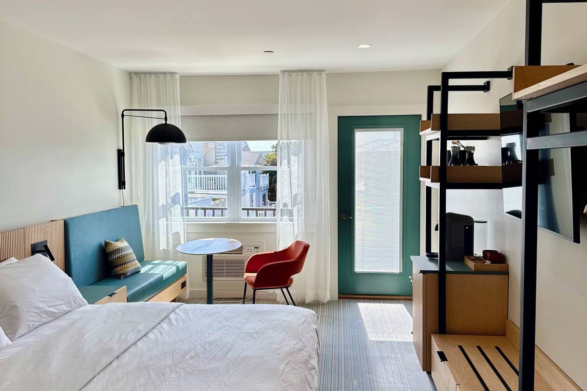 king west side | 1 bedroom, premium bedding, blackout curtains, iron/ironing board