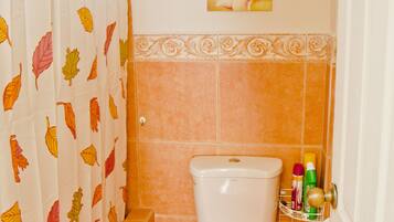 Apartamento Signature, 2 habitaciones, cocina | Baño | Ducha, artículos de higiene personal gratuitos y secador de pelo