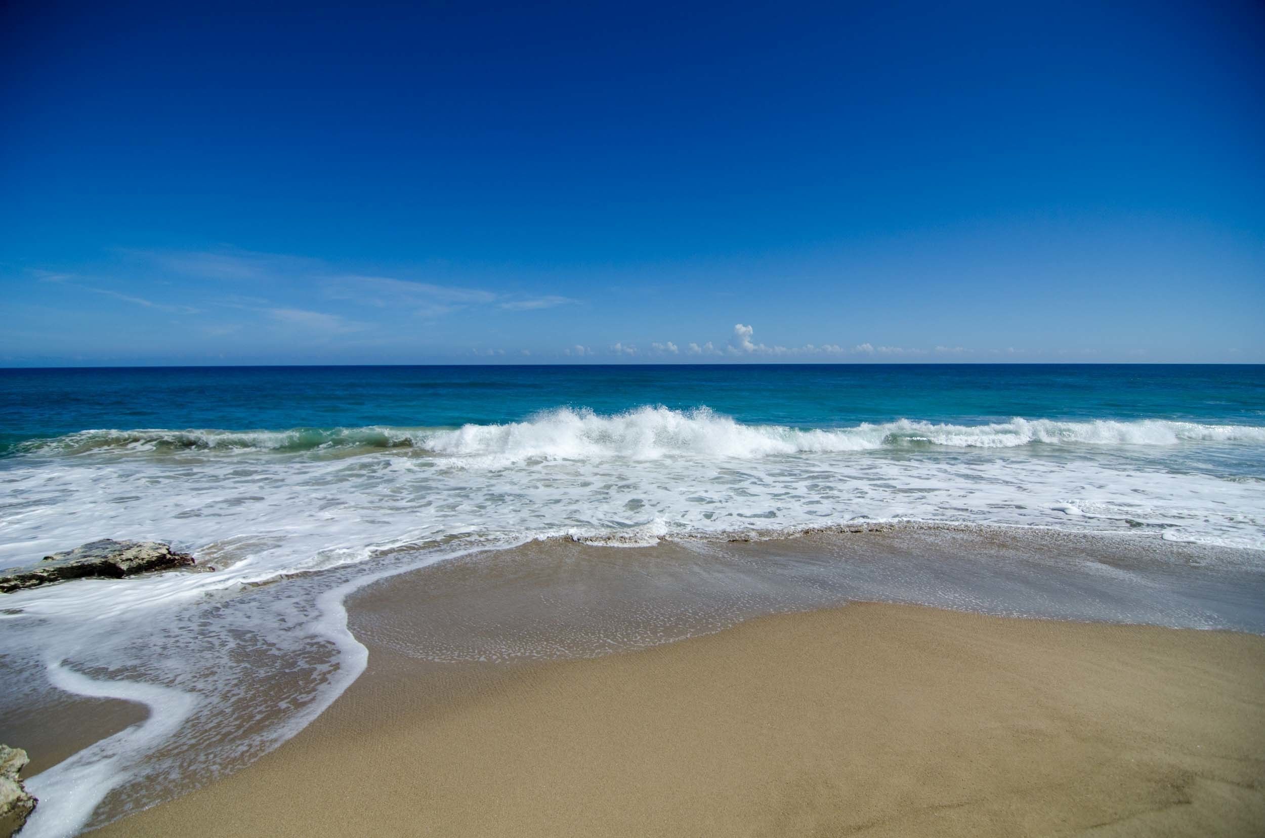 Beach nearby, white sand