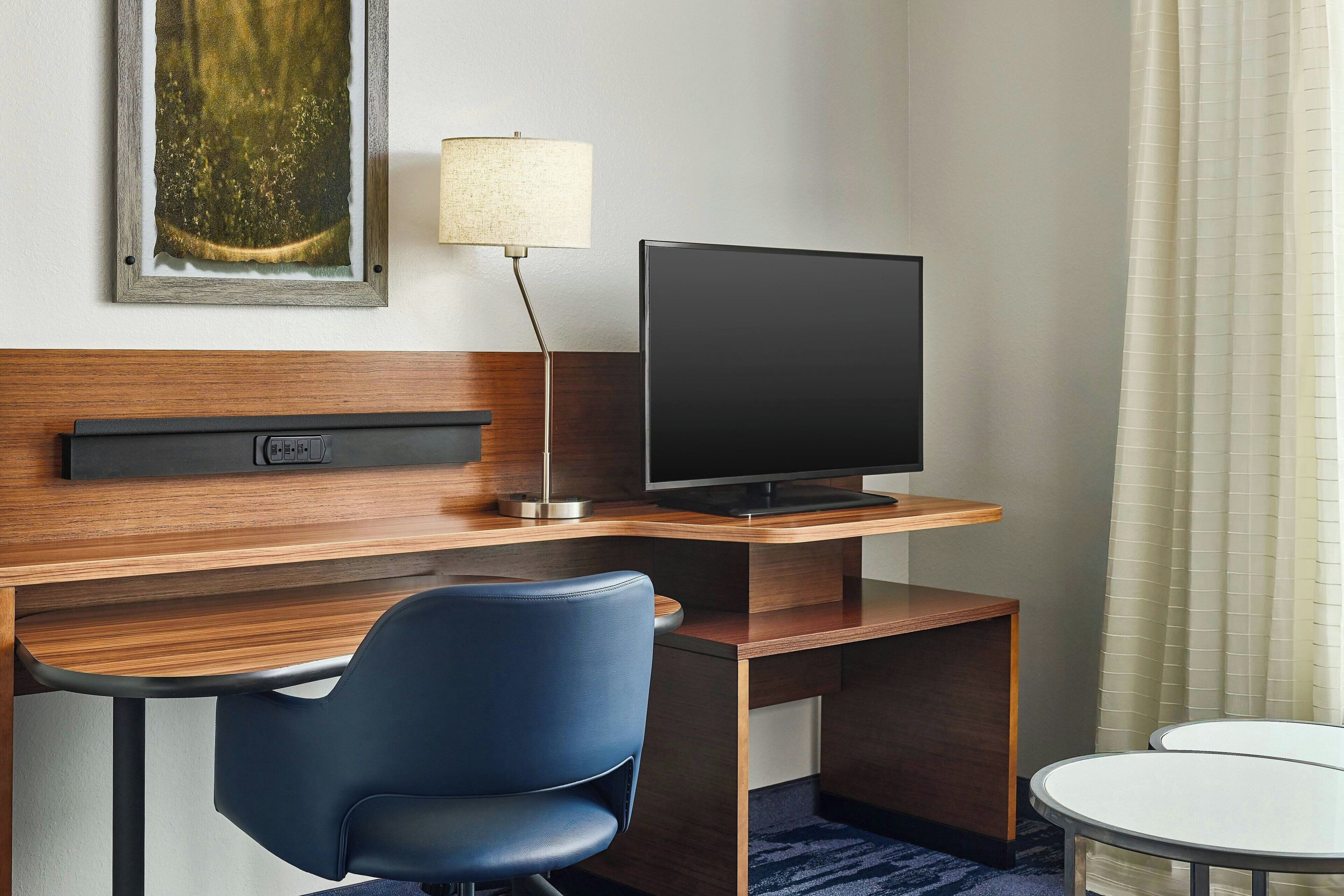 desk, laptop workspace, iron/ironing board, free cots/infant beds