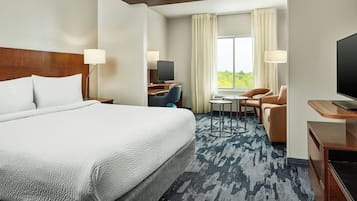 Room, 1 King Bed with Sofa bed, Non Smoking | Desk, laptop workspace, iron/ironing board, free cribs/infant beds