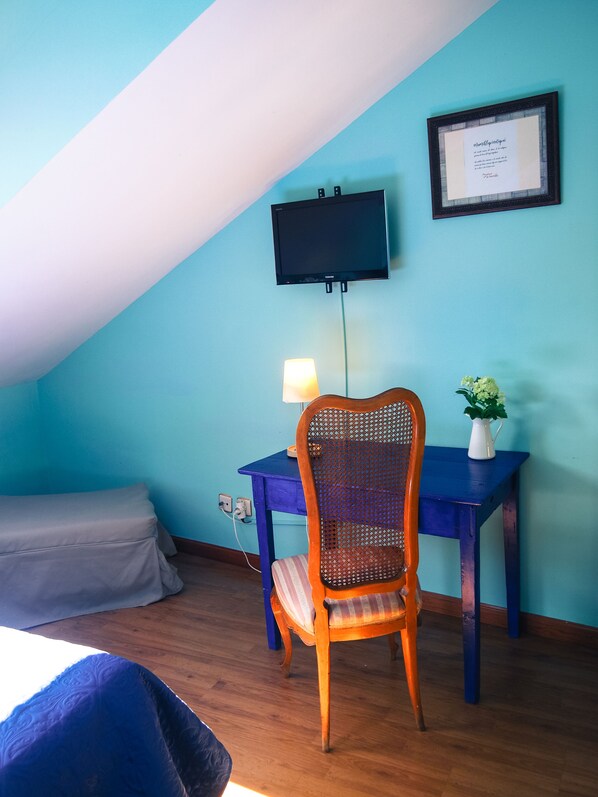 Desk, iron/ironing board, free cribs/infant beds, free WiFi