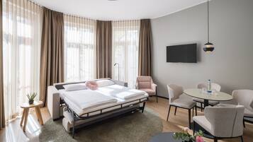 3-Zimmer-Apartment (Zwei Schlafzimmer und ein Wohnzimmer) | Wohnzimmer