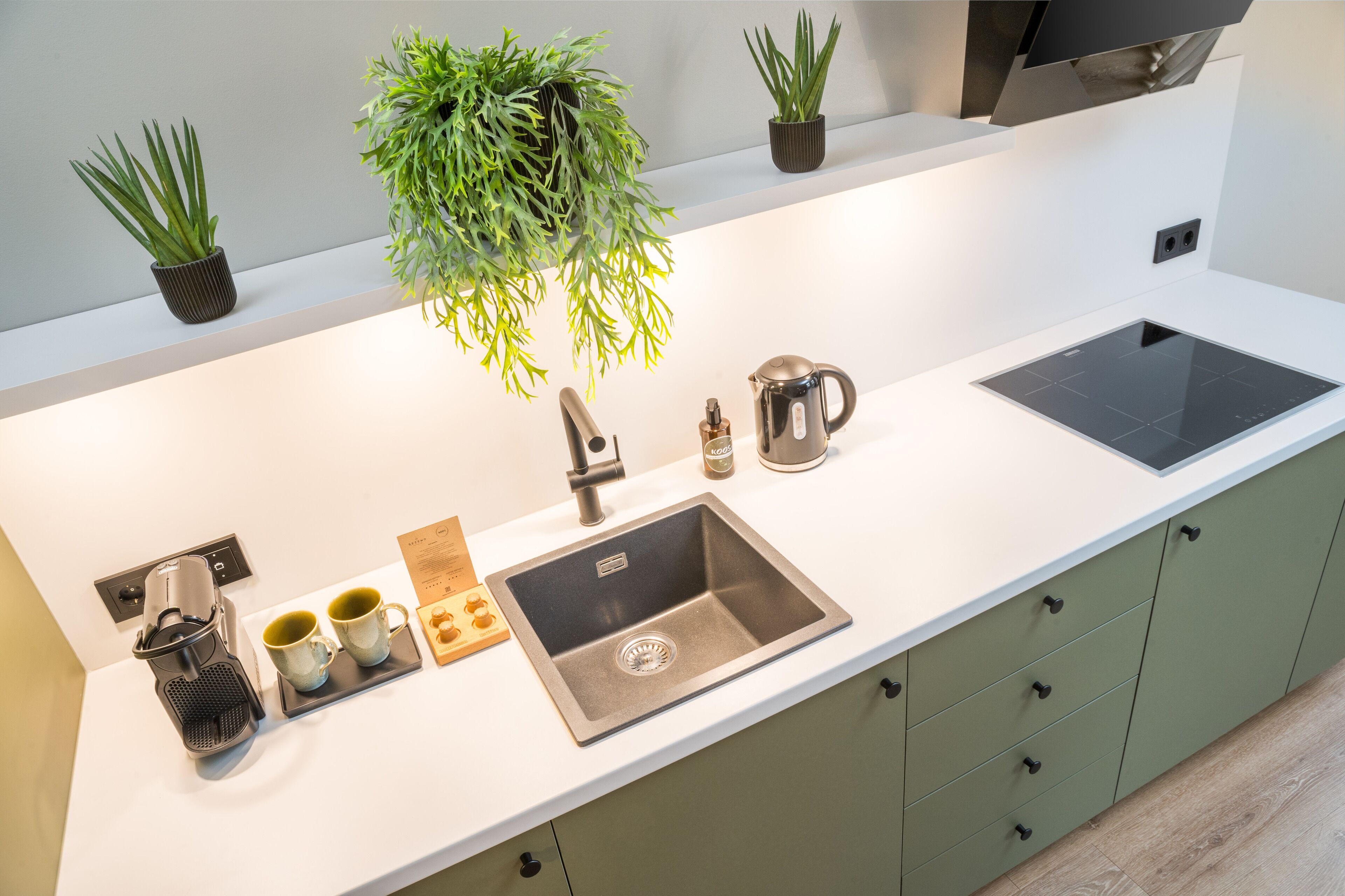 three-room apartment (two bedrooms and one living room) | private kitchen