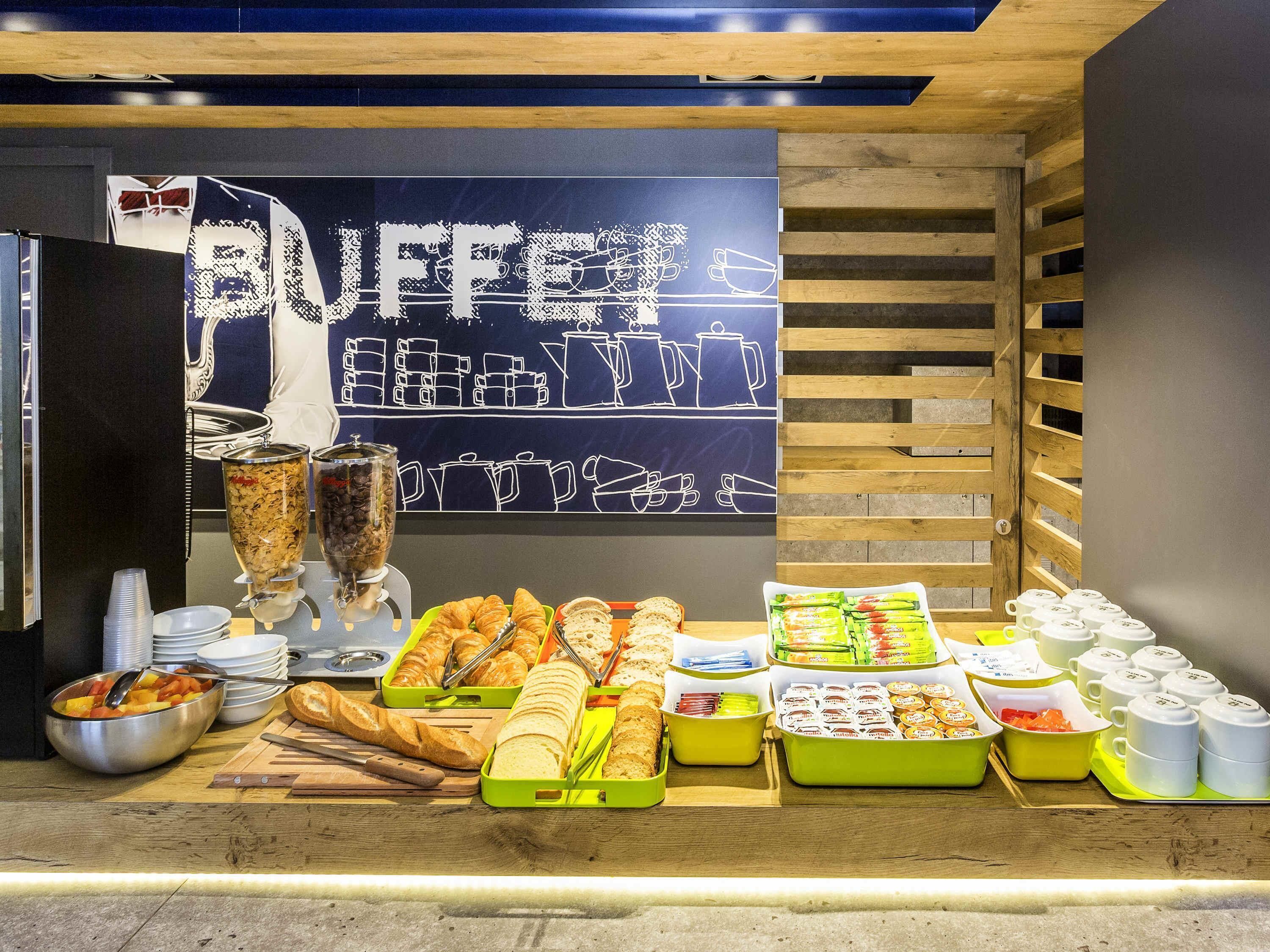 Daily to-go breakfast for a fee