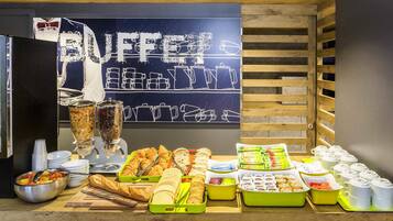 Daily to-go breakfast for a fee