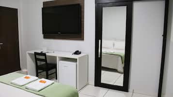 Standard Triple Room | Minibar, desk, bed sheets, wheelchair access