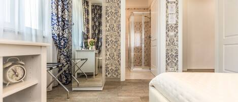 Dobbeltrom, privat bad | Sengetøy i egyptisk bomull, sengetøy av topp kvalitet og dundyner