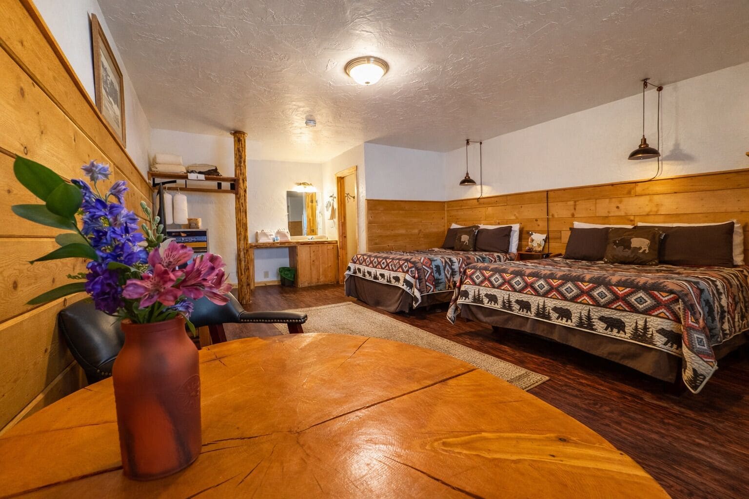 Premium Room, 2 Queen Beds (Room 14, bottom floor) | Premium bedding, iron/ironing board, free WiFi, bed sheets