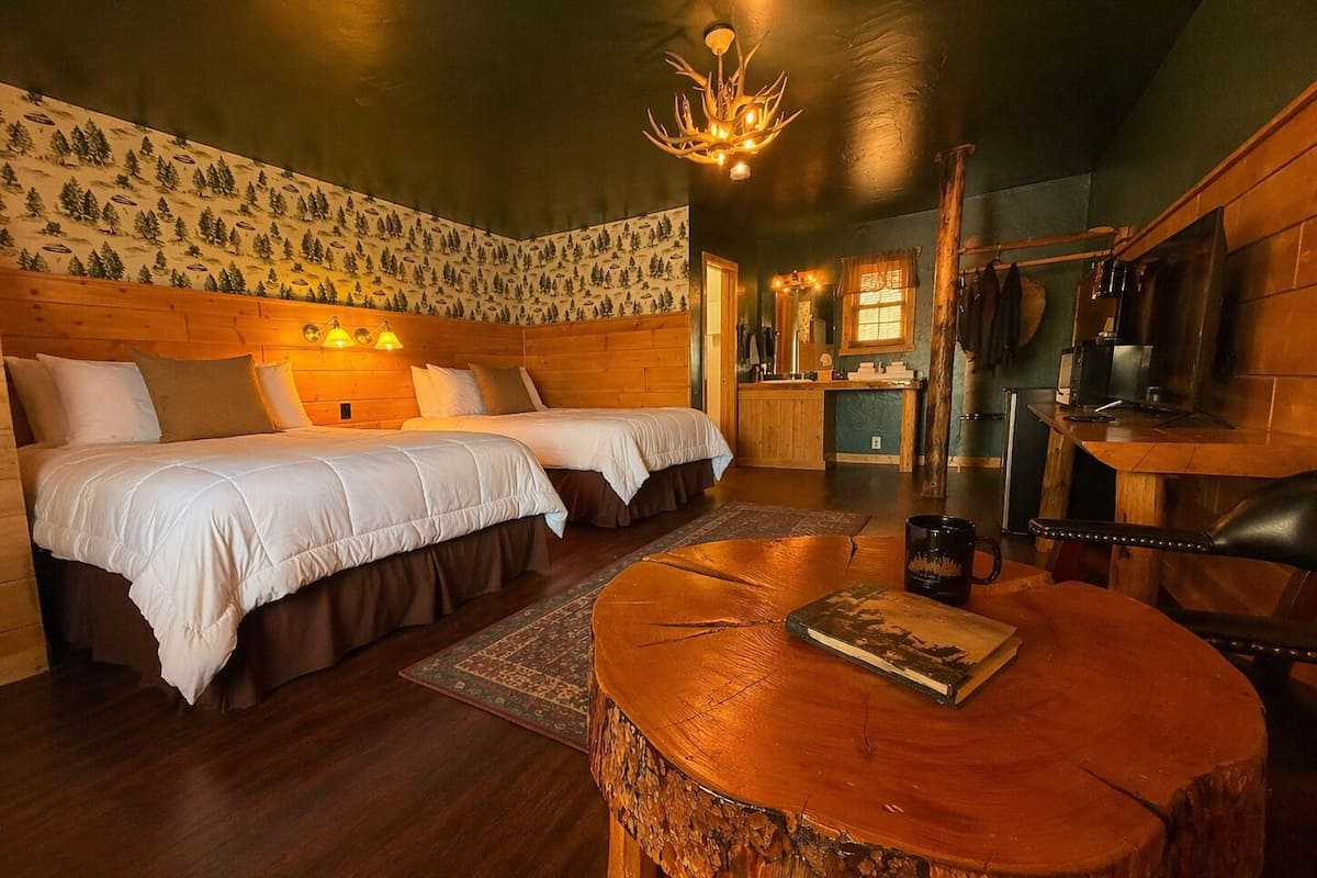 Premium Room, 2 Queen Beds (Room 14, bottom floor) | Premium bedding, iron/ironing board, free WiFi, bed sheets