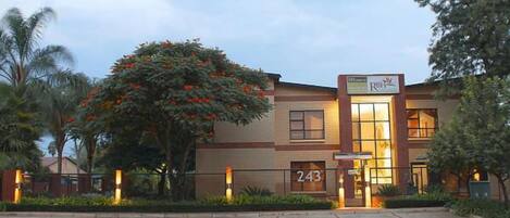 Front of property - evening/night