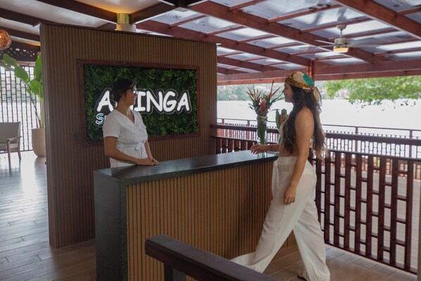 Spa reception - Aninga Lodge (Colorado)