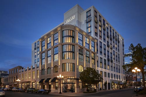 Front of property - evening/night