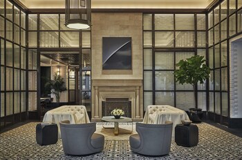 Hotel entrance and lobby at Pendry San Diego