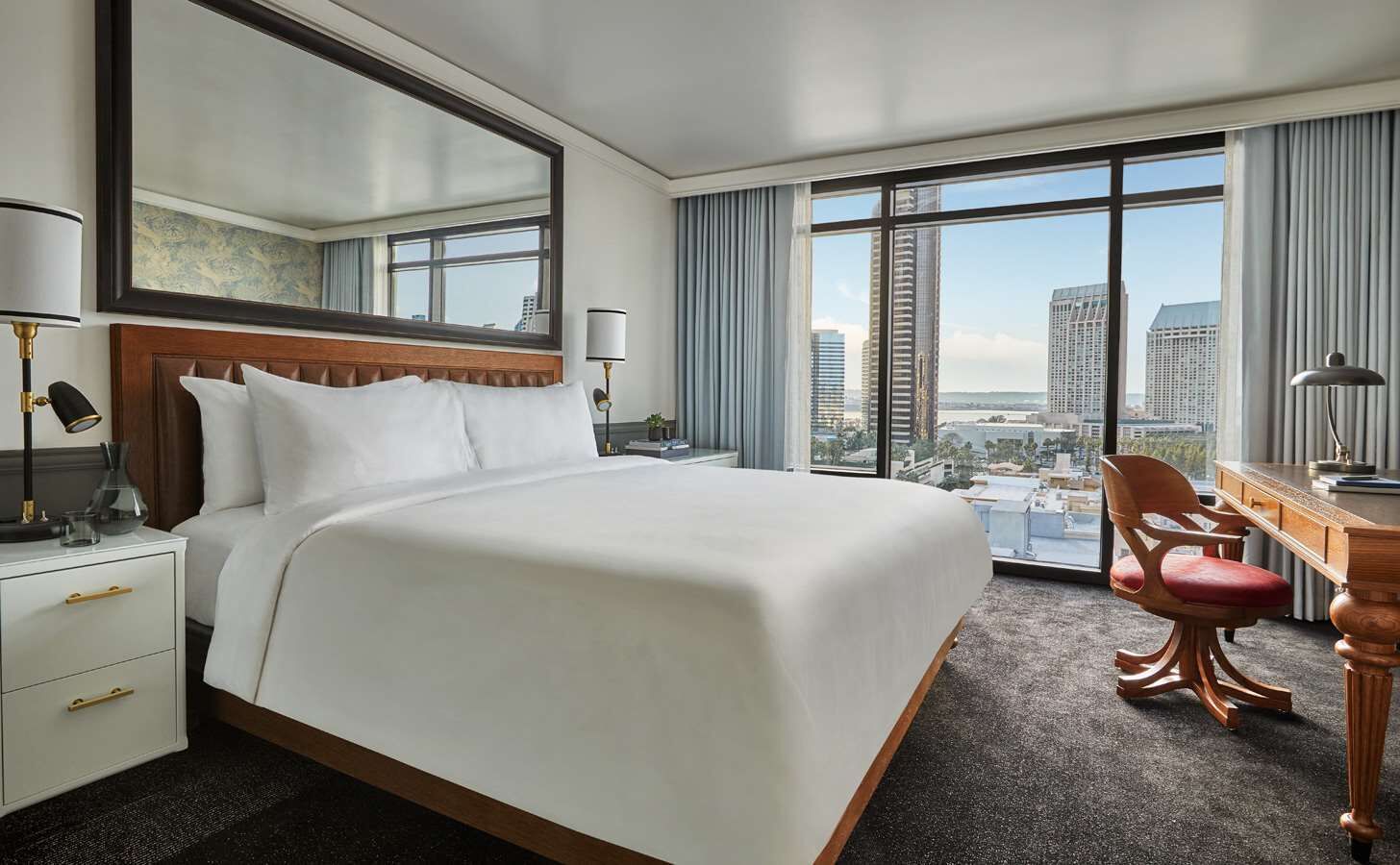 Egyptian cotton sheets, premium bedding, down comforters, pillowtop beds