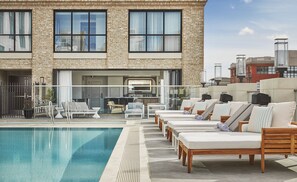 Outdoor pool, cabanas (surcharge), pool umbrellas