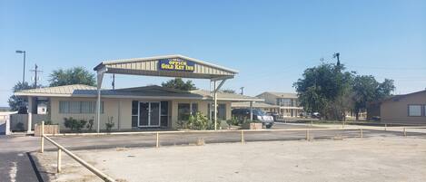 Voorkant van accommodatie