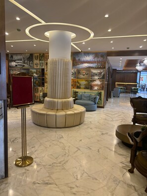 Sala de estar en el lobby