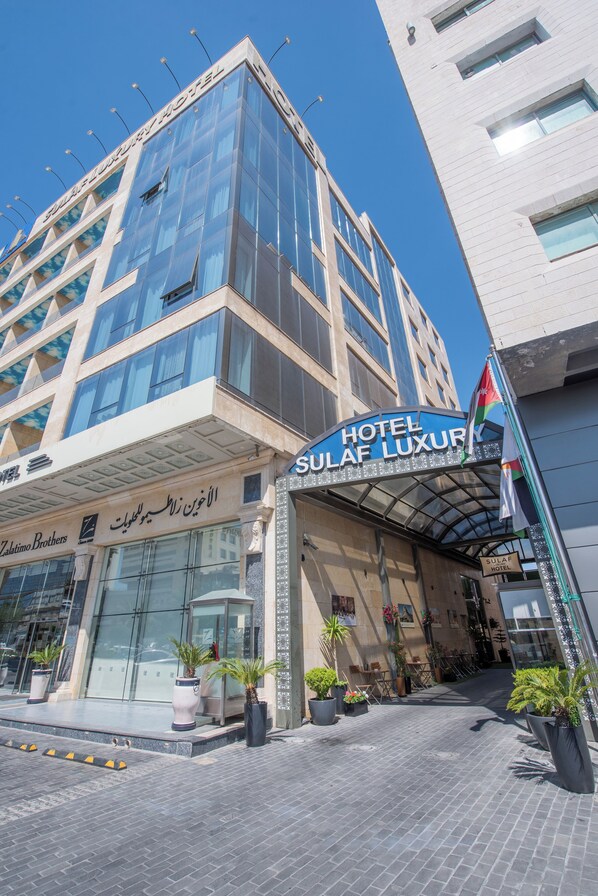 Façade de l’hébergement