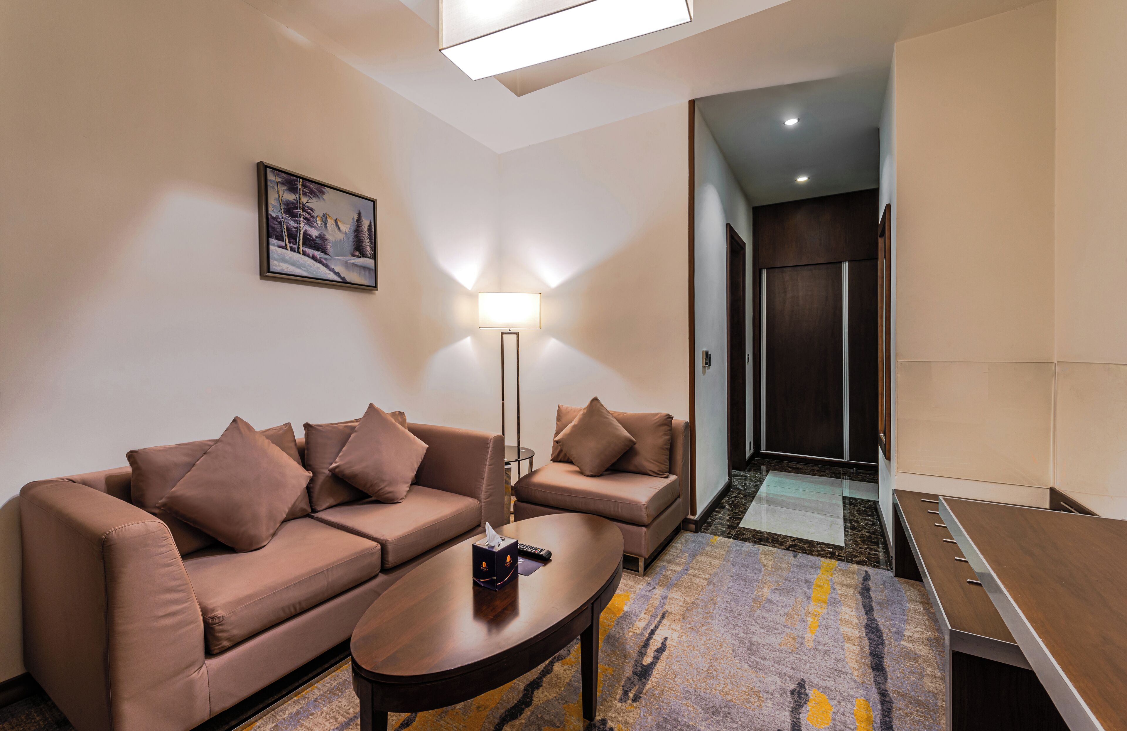 deluxe triple room, 3 single beds, balcony | minibar, in-room safe, desk, blackout curtains