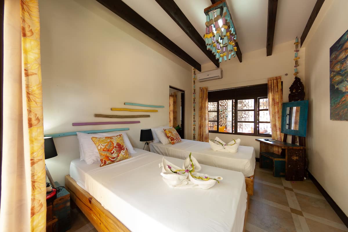 Standard Room, 2 Twin Beds, Pool View | 9 bedrooms, in-room safe, laptop workspace, WiFi (surcharge)