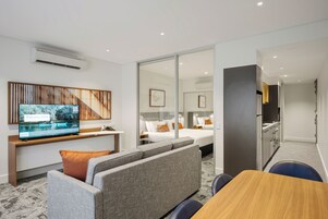 One Bedroom with Balcony | Minibar, in-room safe, desk, soundproofing