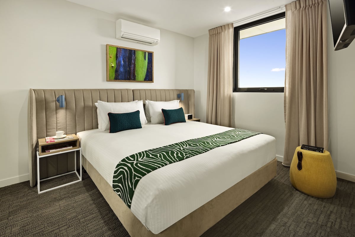1 habitación y ropa de cama hipoalergénica