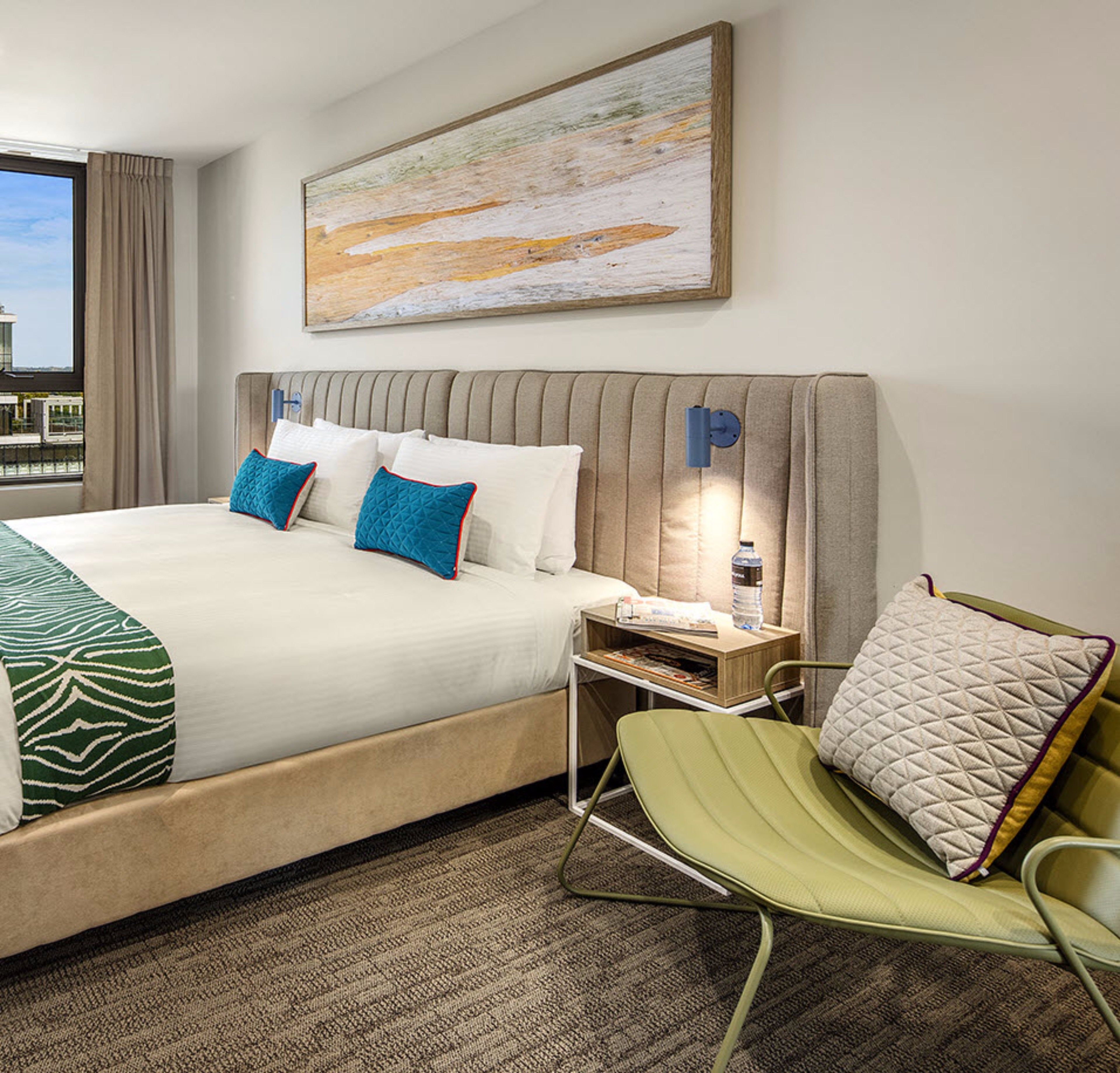 Hypo-allergenic bedding available, in-room safe, desk, laptop workspace
