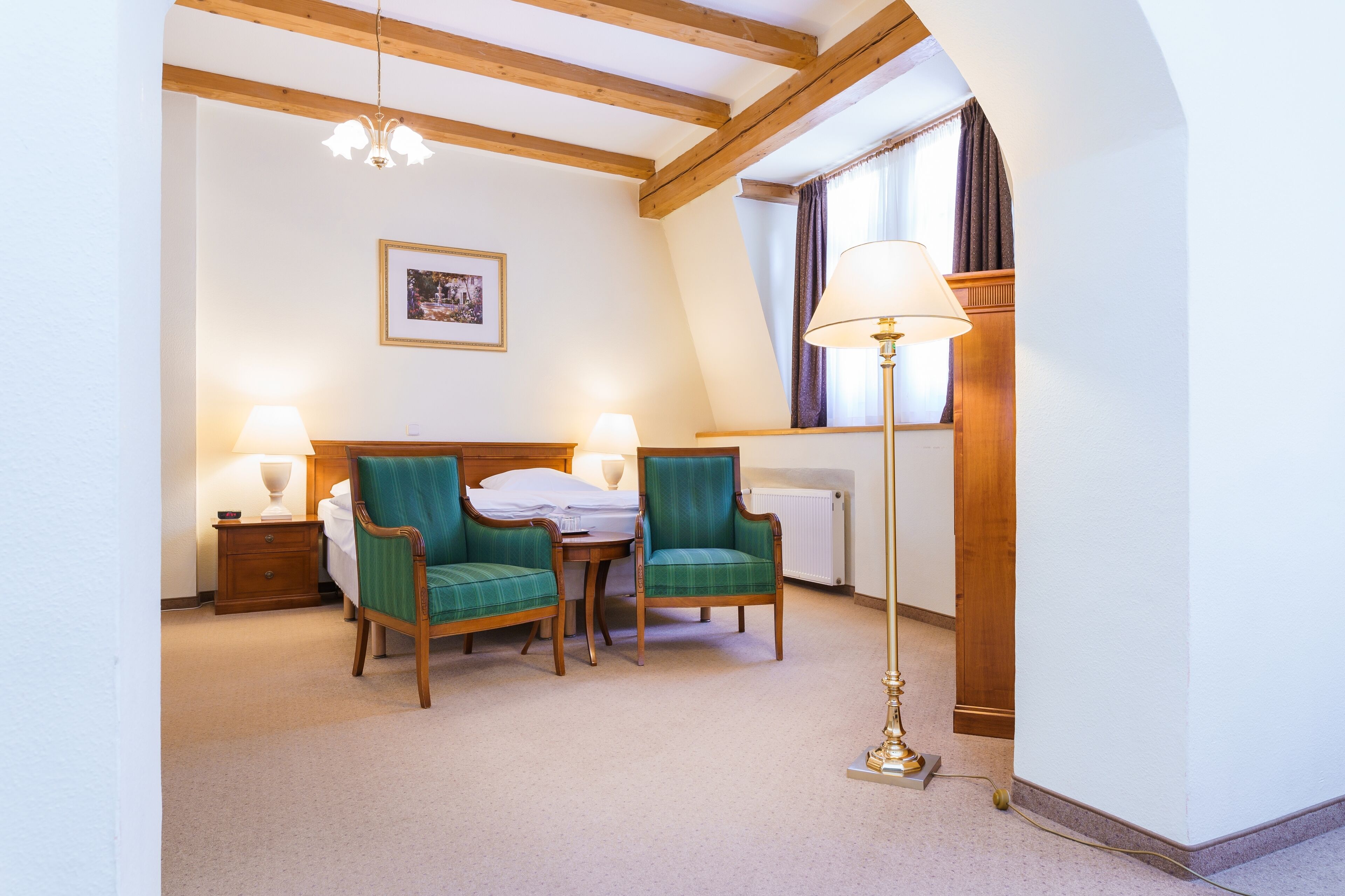 triple room | living area | 22-inch lcd tv with satellite channels, tv