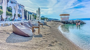 On the beach