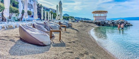 On the beach