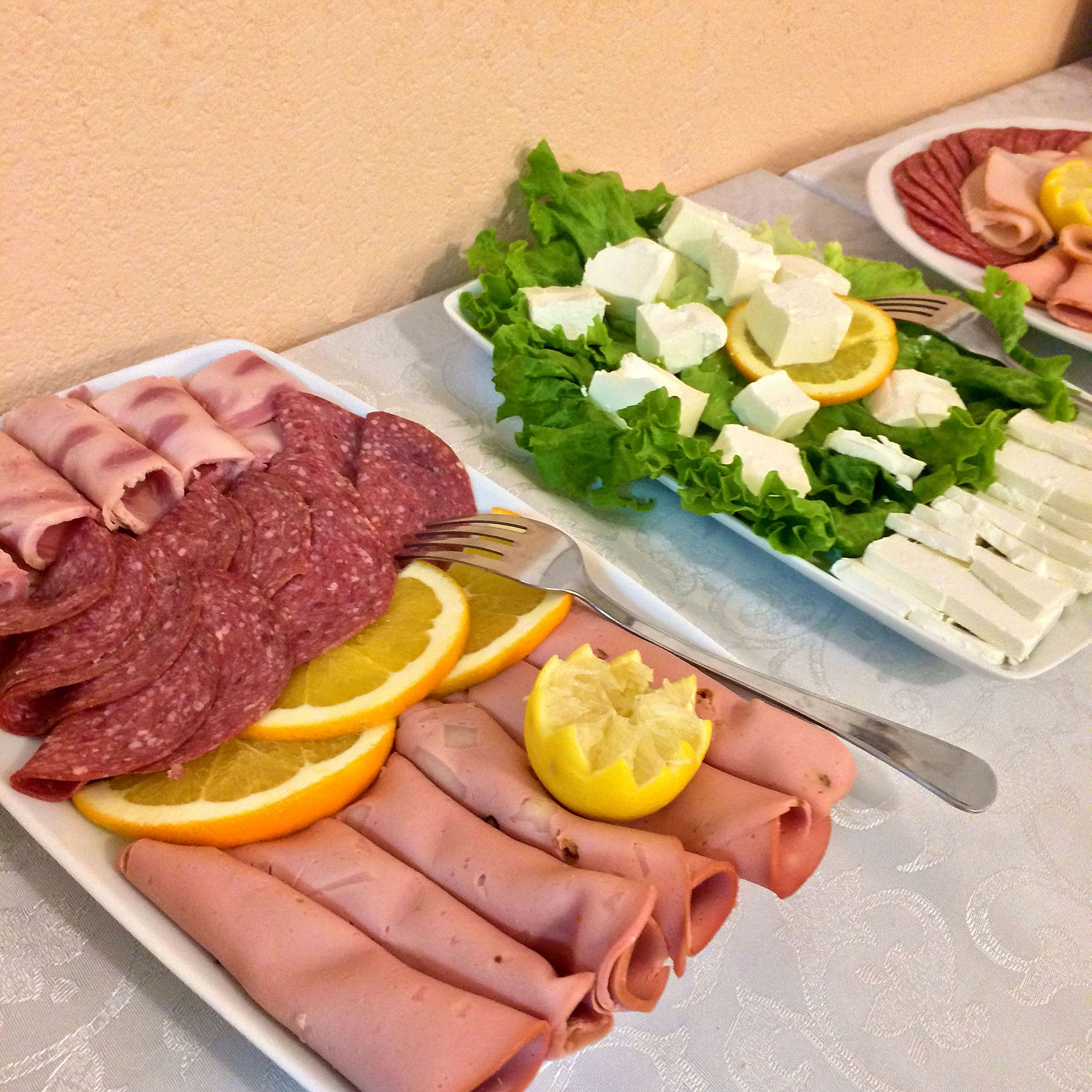 daily buffet breakfast (eur 5.00 per person)