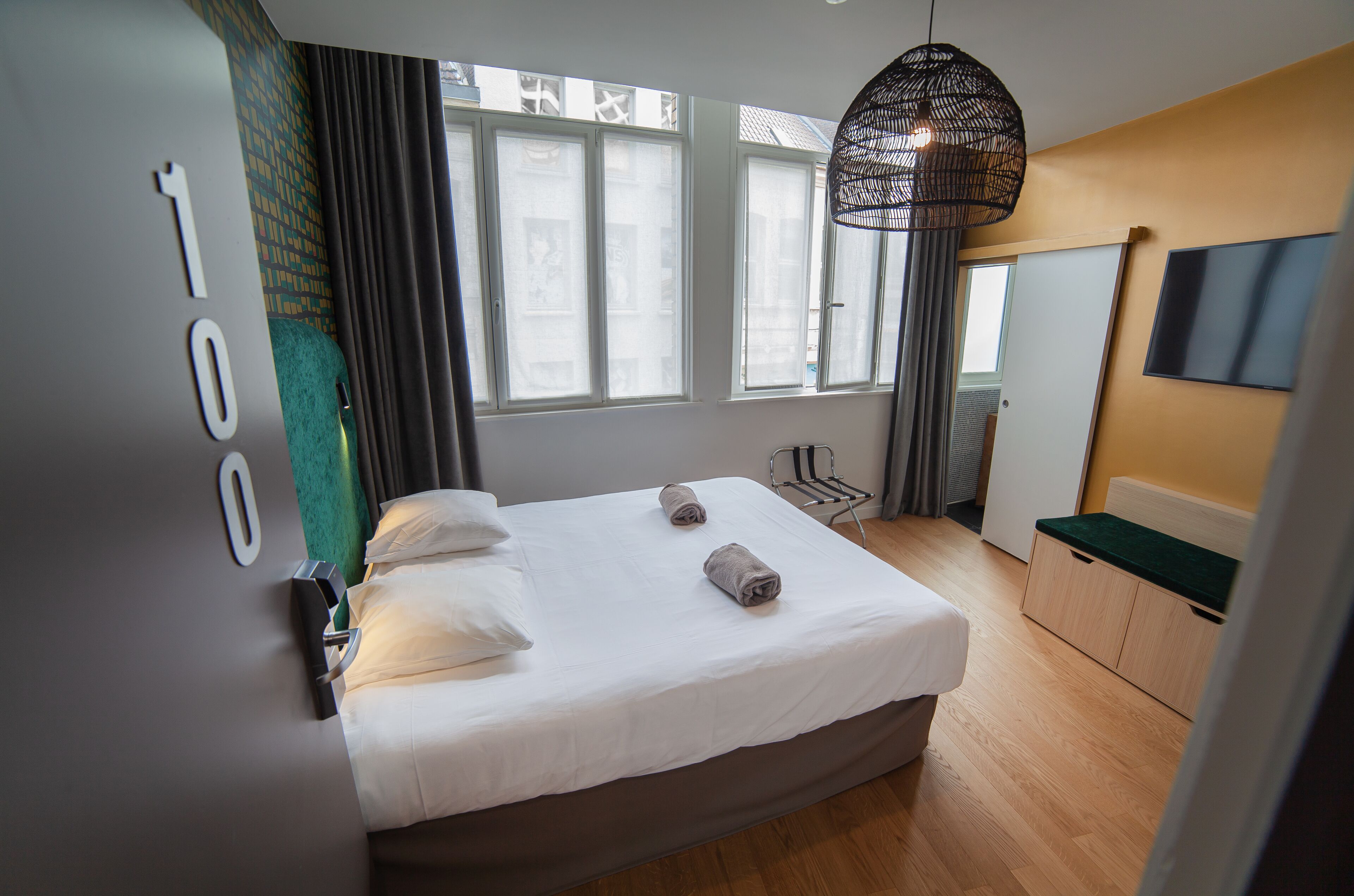 double or twin room (privilege) | premium bedding, memory-foam beds, desk, blackout curtains