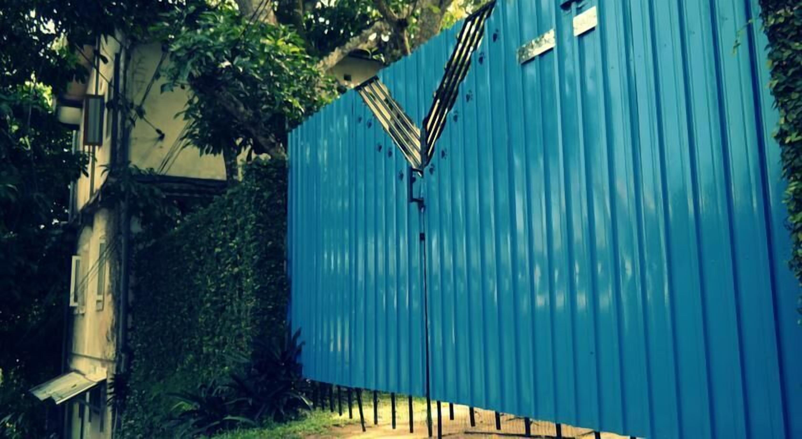 Entrada de la propiedad