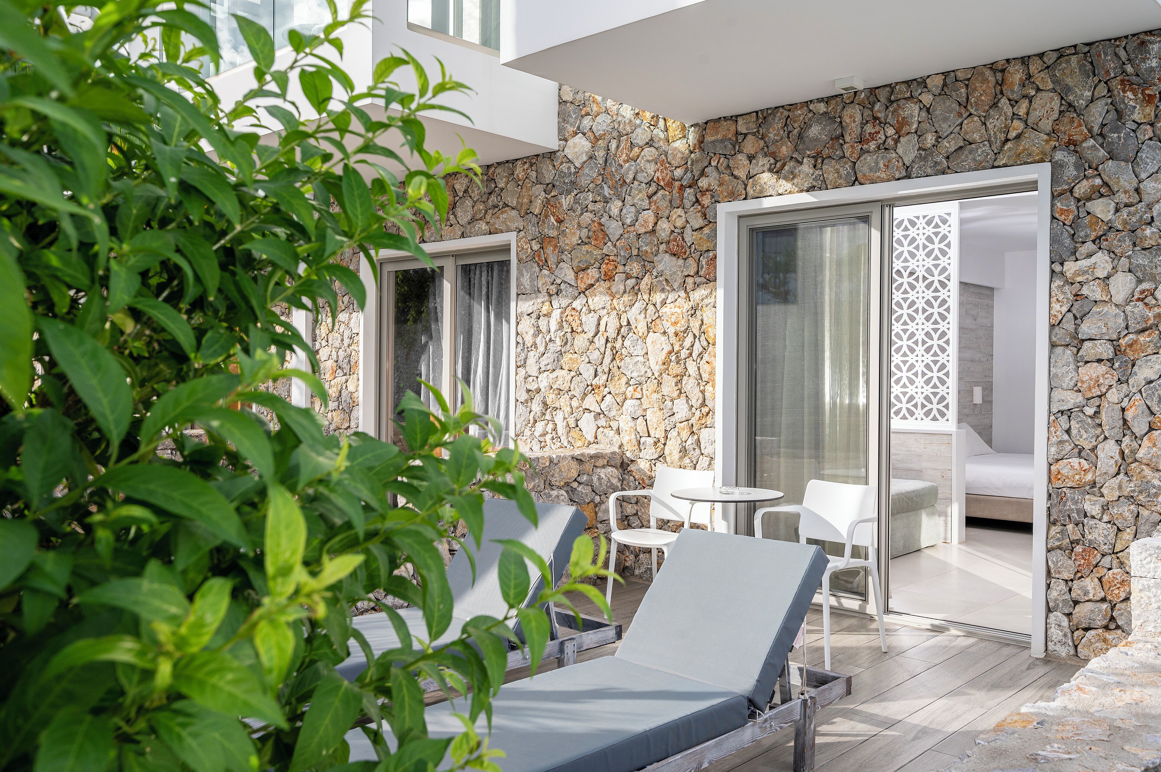 deluxe room, terrace, garden view | view from room