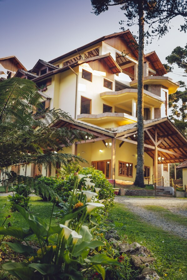 Majoituspaikan julkisivu