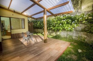 Quarto premium, banheira de hidromassagem | Terraço/pátio