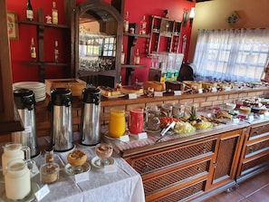 Buffet déjeuner gratuit