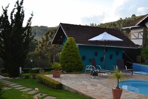 Outdoor pool - Chalés Valle Florido (Camanducaia)