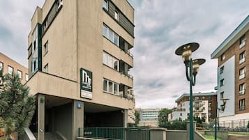 Overnatningsstedets facade